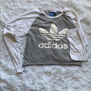 Adidas cotton crop top